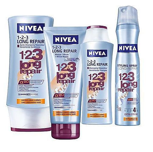 nivea 1 2 3 long hair repair