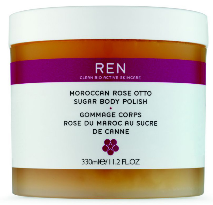 Judy scrubt met Collistar Ren Moroccan Rose & Anti-Age Talasso