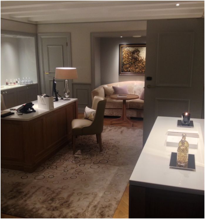 waldorf guerlain spa entree office