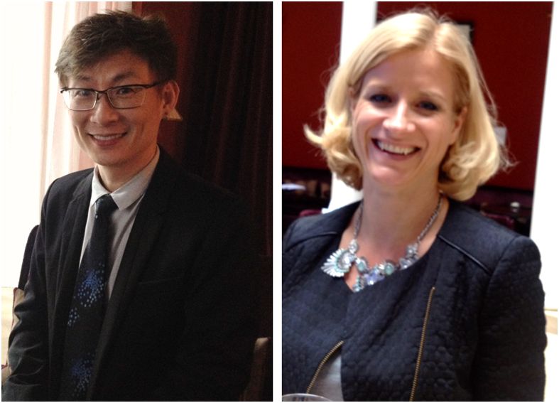 dr Chen from Taipei and Frauke Neuser from PG