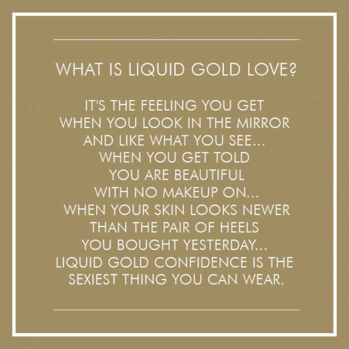 Liquid Gold Tegeltje