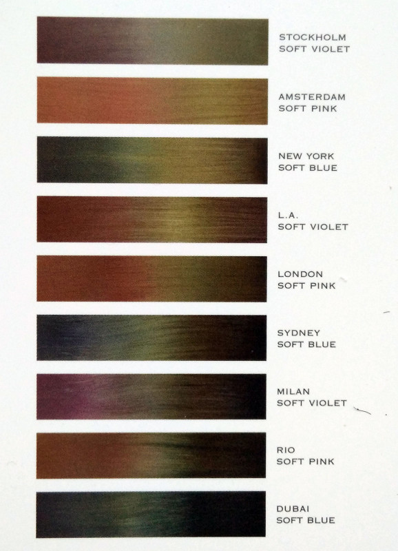 balmain catwalk ponytail kleuren