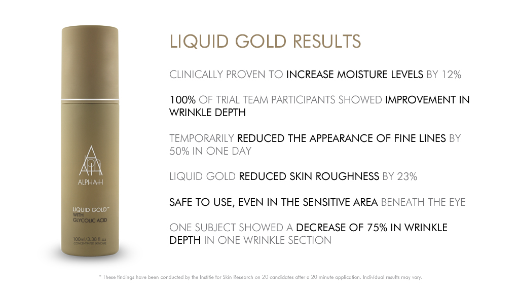 Liquid Gold Resultaten