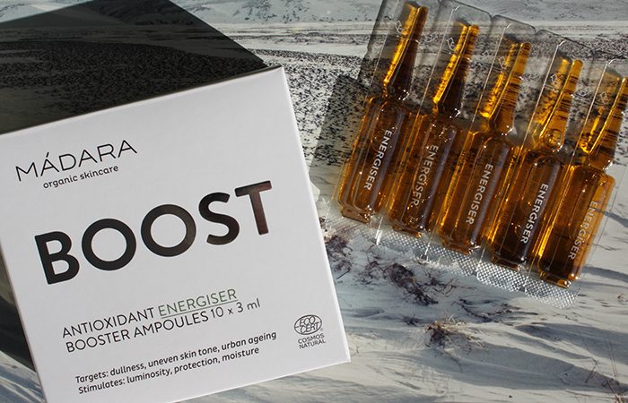 Madara Energiser Booster Ampoules droge huid