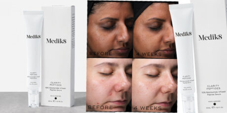 Een kristalheldere teint met Clarity Peptides van Medik8
