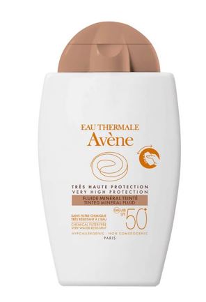 Avène Tinted Mineral Fluid gekleurde zonnebrandcrème spf 50