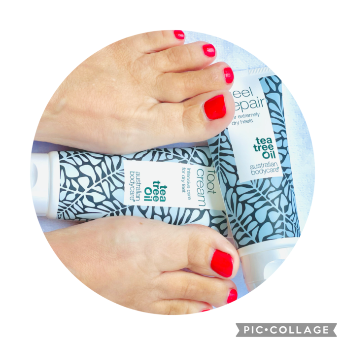 heel repair tea tree oil