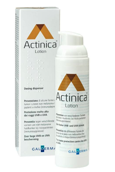 Actinica Lotion zonbescherming na huidkanker