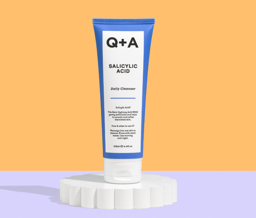 Q+A skincare salicylzuur  cleanser
