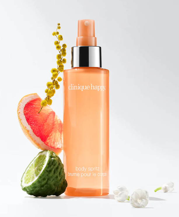 zomerpafrums 2025 Clinique happy body spritz
